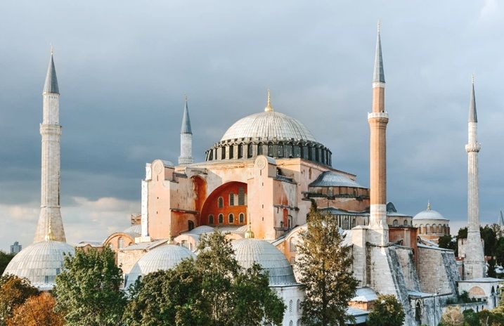 the Hagia Sophia