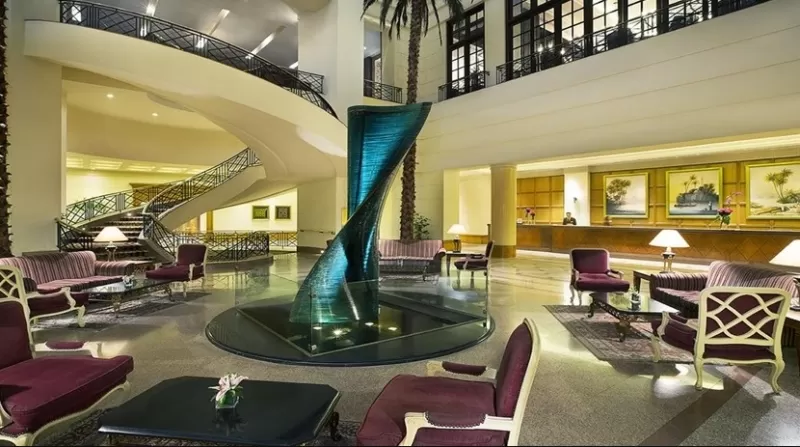 Conrad Cairo Hotel Reception 