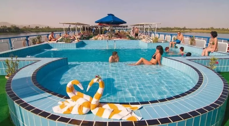 Relax and Unwind by the Pool on Steigenberger Minerva Nile Cruise