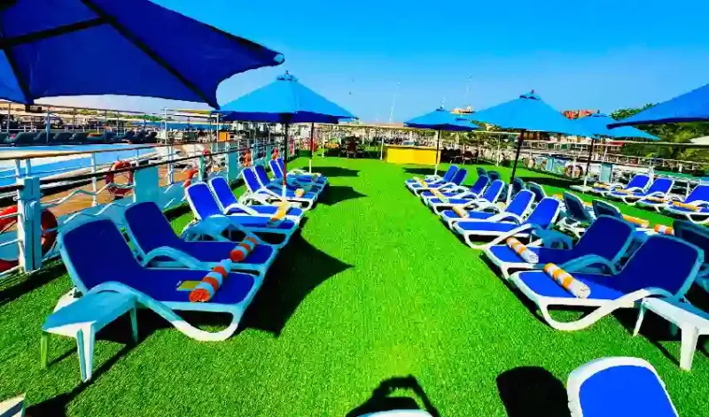 5-Star Nile Cruise Experience Aboard Chateau Lafayette Nile Cruise Sundeck